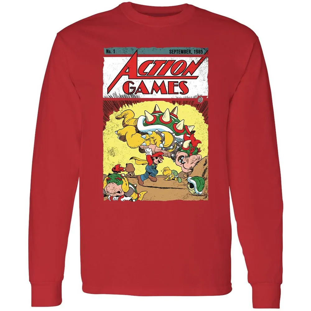 Long Sleeve T-Shirt - 5478ER9S - Red - 14