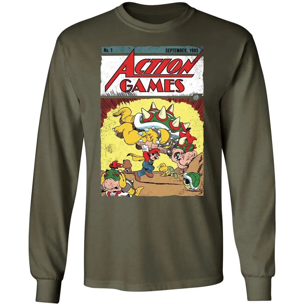 Long Sleeve T-Shirt - 5478ER9S - Military Green - 16