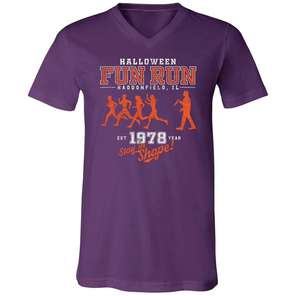 Unisex V-Neck T-Shirt - MDKT6FNK - Team Purple - 9