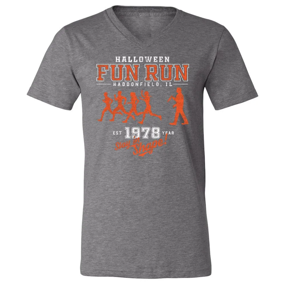 Unisex V-Neck T-Shirt - MDKT6FNK - Deep Heather - 13