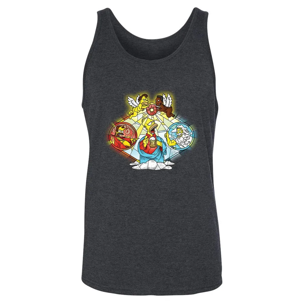 Unisex Jersey Tank - P4MHSDHH - Dark Grey Heather - 6