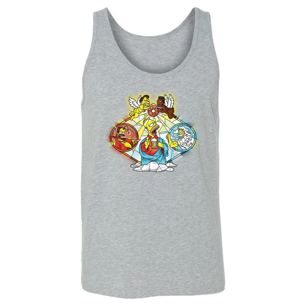 Unisex Jersey Tank - P4MHSDHH - Athletic Heather - 4