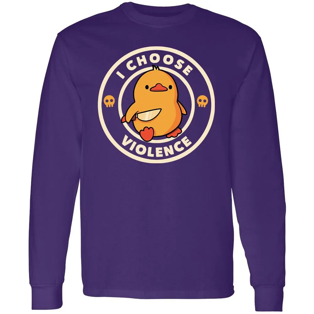 Long Sleeve T-Shirt - HA67HL39 - Purple - 13