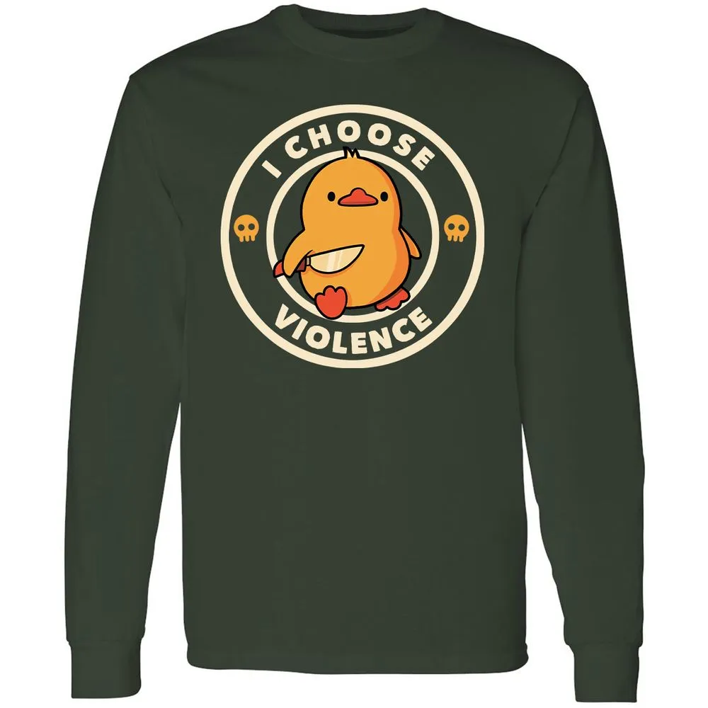 Long Sleeve T-Shirt - HA67HL39 - Forest Green - 4