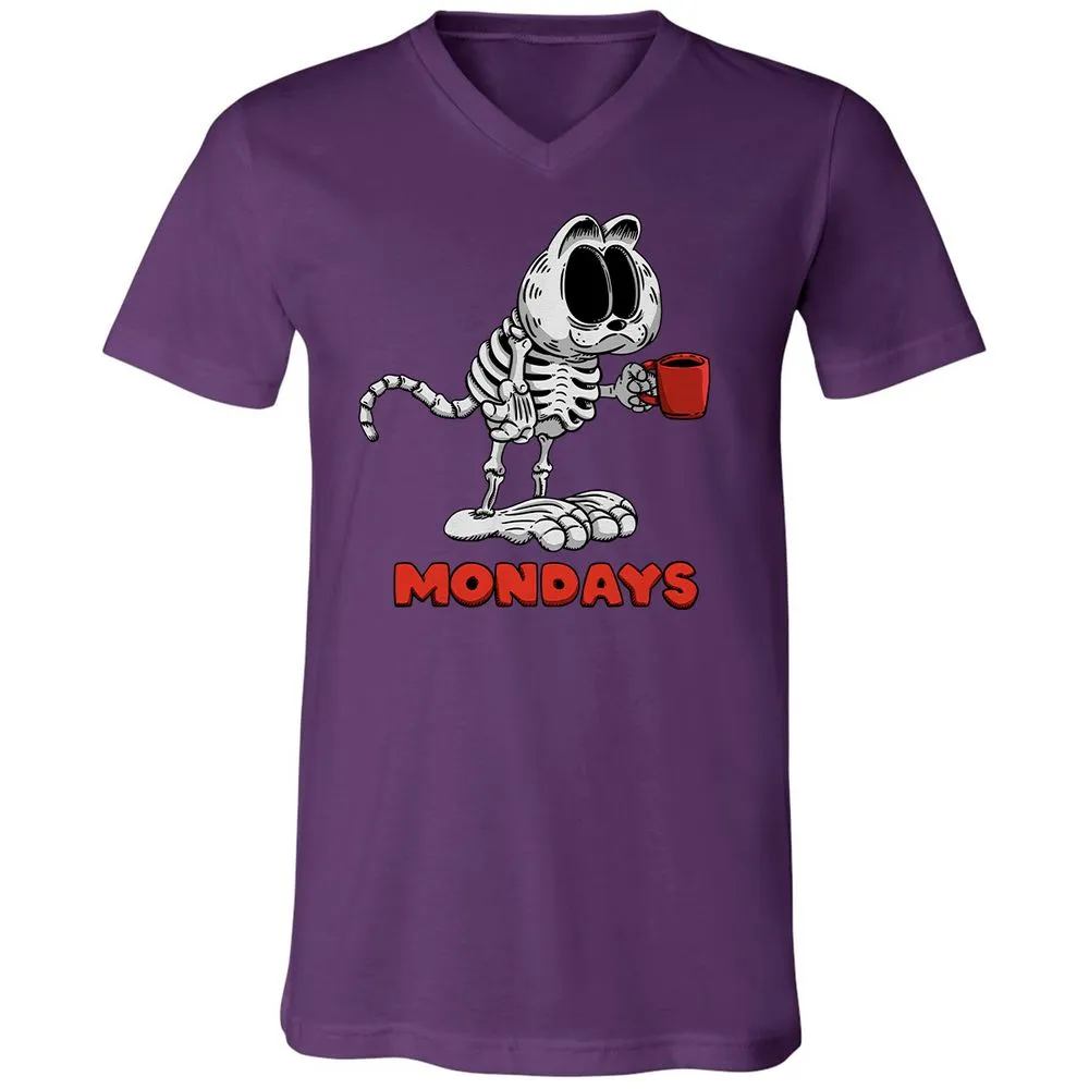 Unisex V-Neck T-Shirt - VSCKE4EM - Team Purple - 9