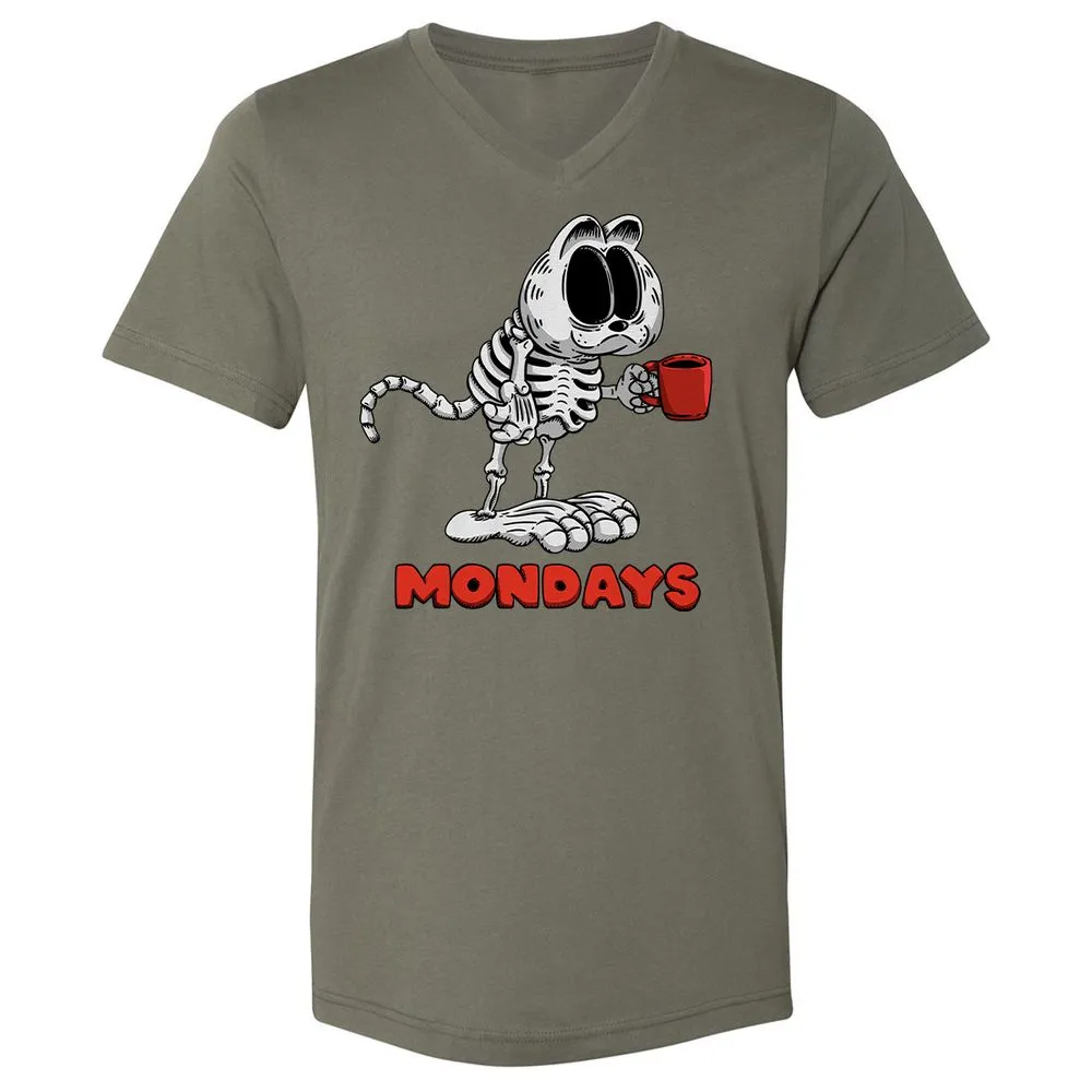 Unisex V-Neck T-Shirt - VSCKE4EM - Military Green - 10