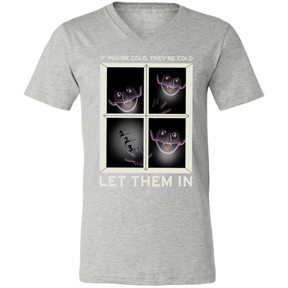 Unisex V-Neck T-Shirt - ABJAHFVL - Athletic Heather - 7