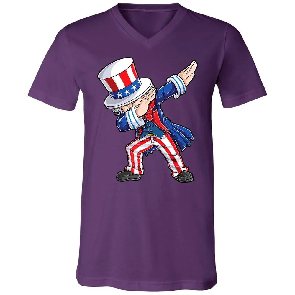 Unisex V-Neck T-Shirt - 9BWZB4LC - Team Purple - 9