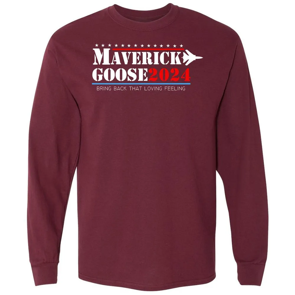 Long Sleeve T-Shirt - 7XLJUFU8 - Maroon - 11
