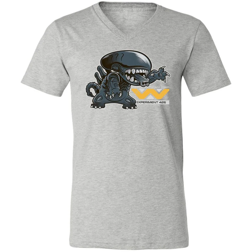 Unisex V-Neck T-Shirt - B9WFPEJF - Athletic Heather - 7