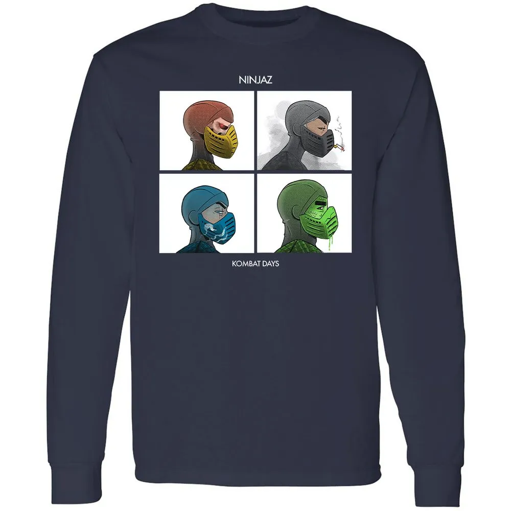 Long Sleeve T-Shirt - 62ZDAE5R - Navy - 2