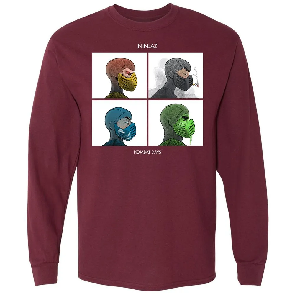 Long Sleeve T-Shirt - 62ZDAE5R - Maroon - 11