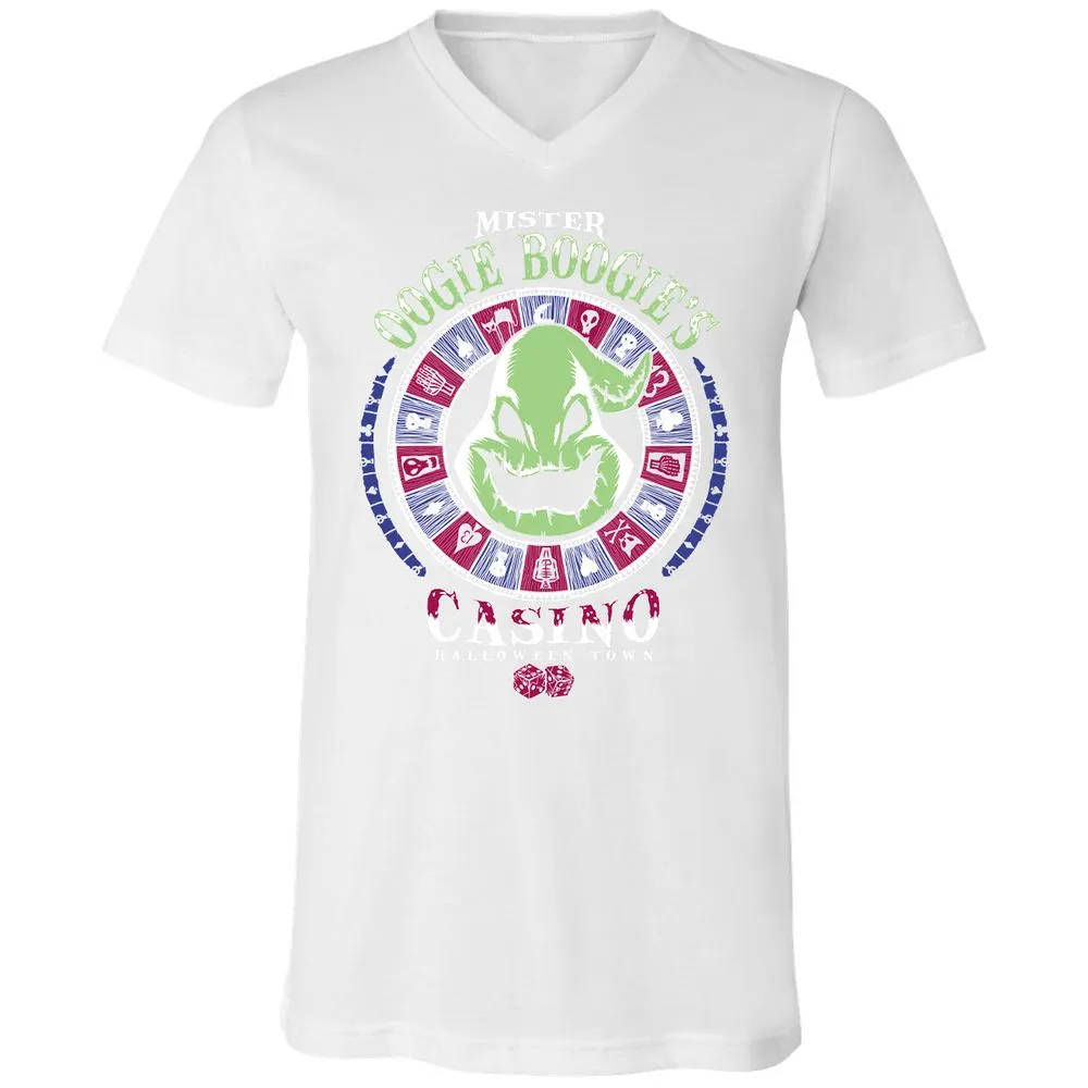 Unisex V-Neck T-Shirt - PZLCJXD8 - White - 5