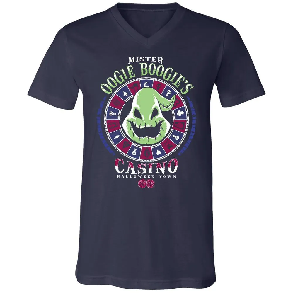 Unisex V-Neck T-Shirt - PZLCJXD8 - Navy - 2