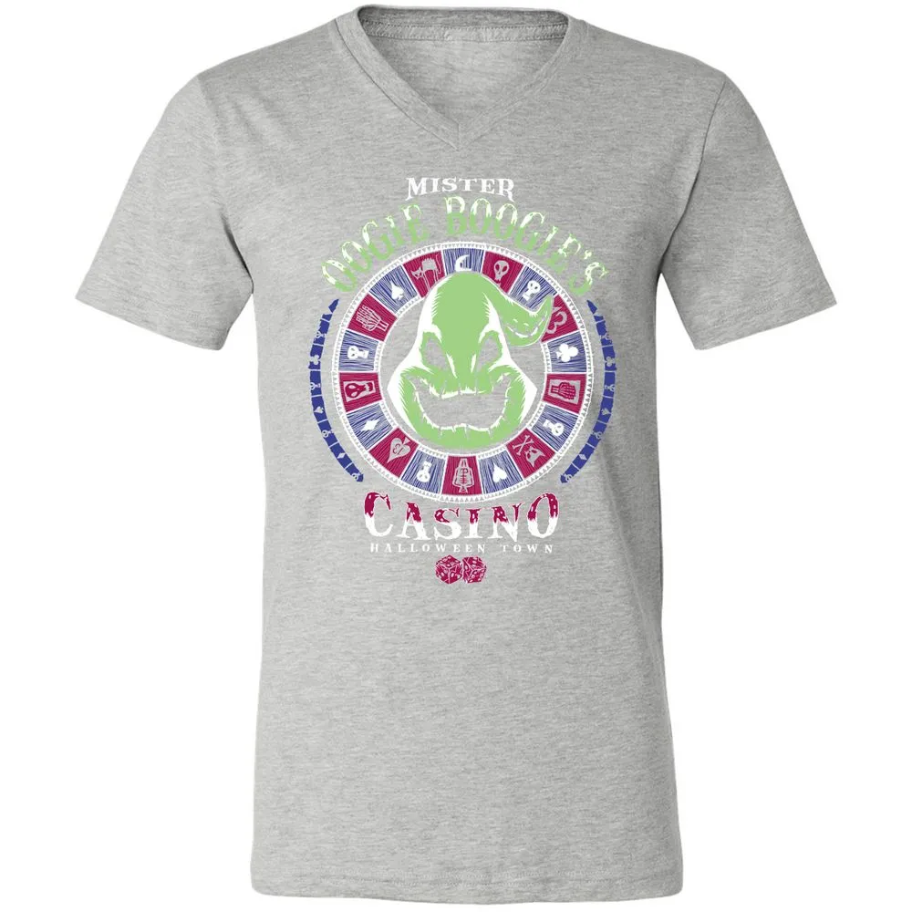 Unisex V-Neck T-Shirt - PZLCJXD8 - Athletic Heather - 7