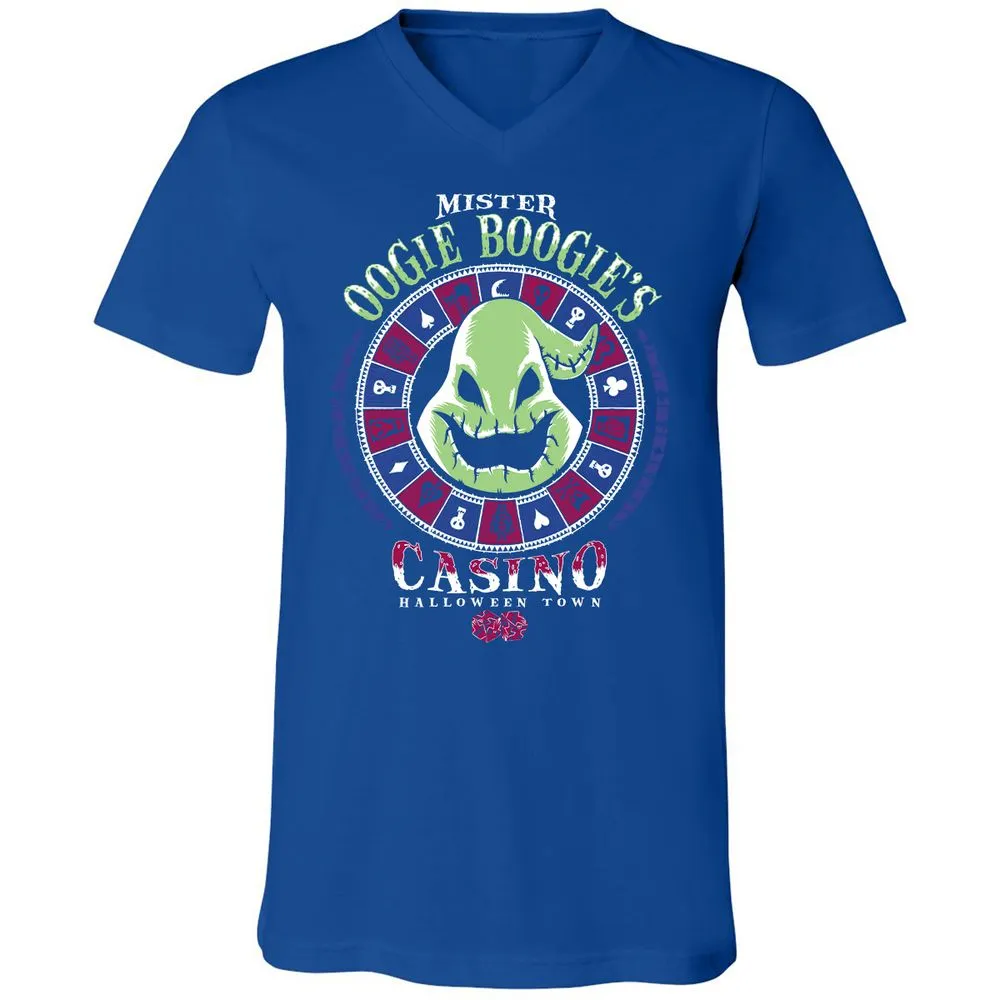 Unisex V-Neck T-Shirt - PZLCJXD8 - True Royal - 4