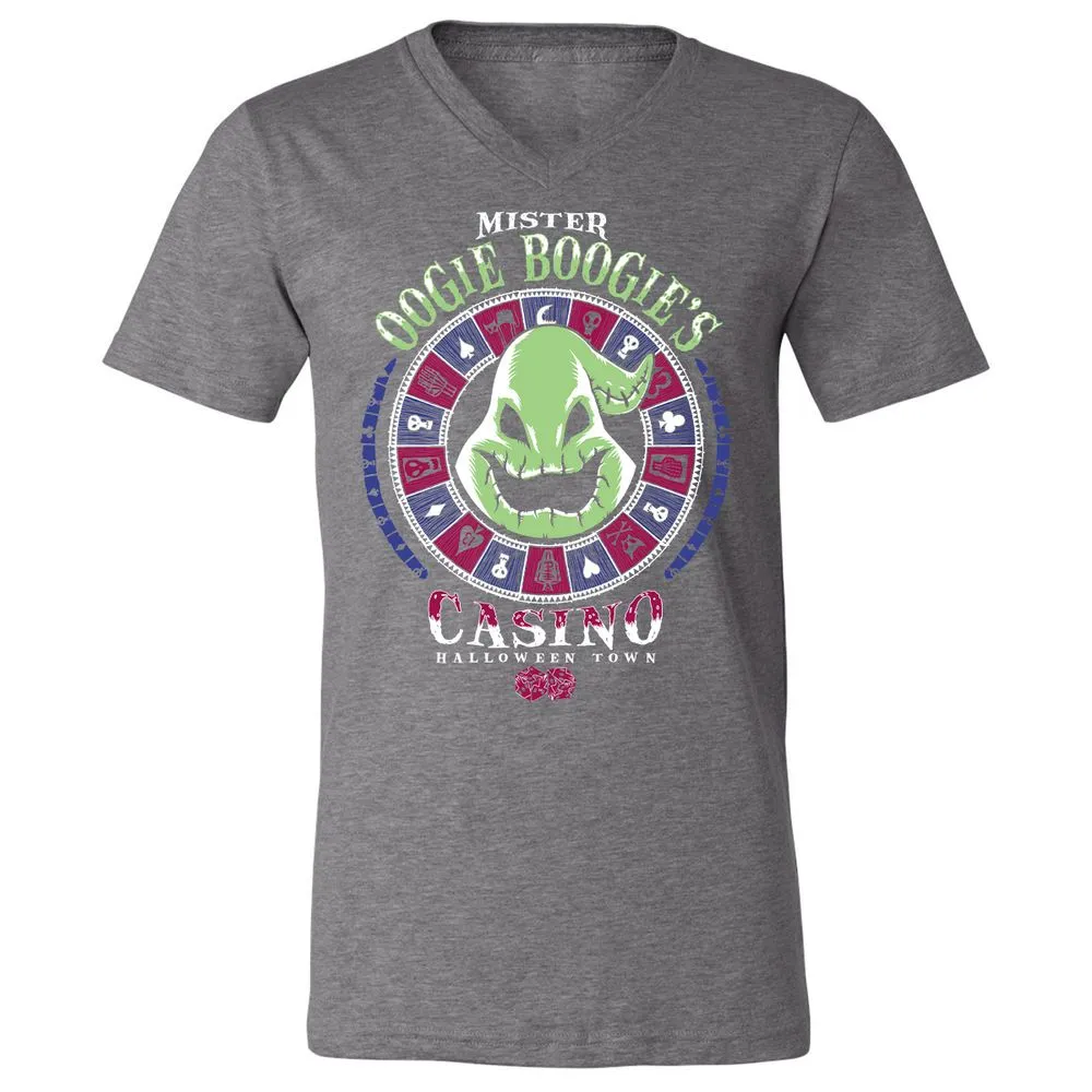 Unisex V-Neck T-Shirt - PZLCJXD8 - Deep Heather - 13