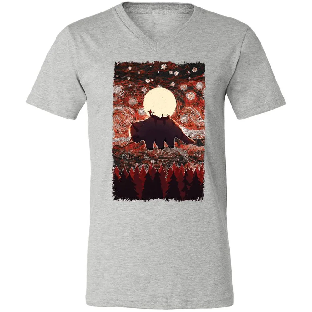 Unisex V-Neck T-Shirt - TG73CHSD - Athletic Heather - 7