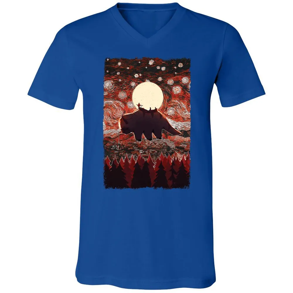 Unisex V-Neck T-Shirt - TG73CHSD - True Royal - 4
