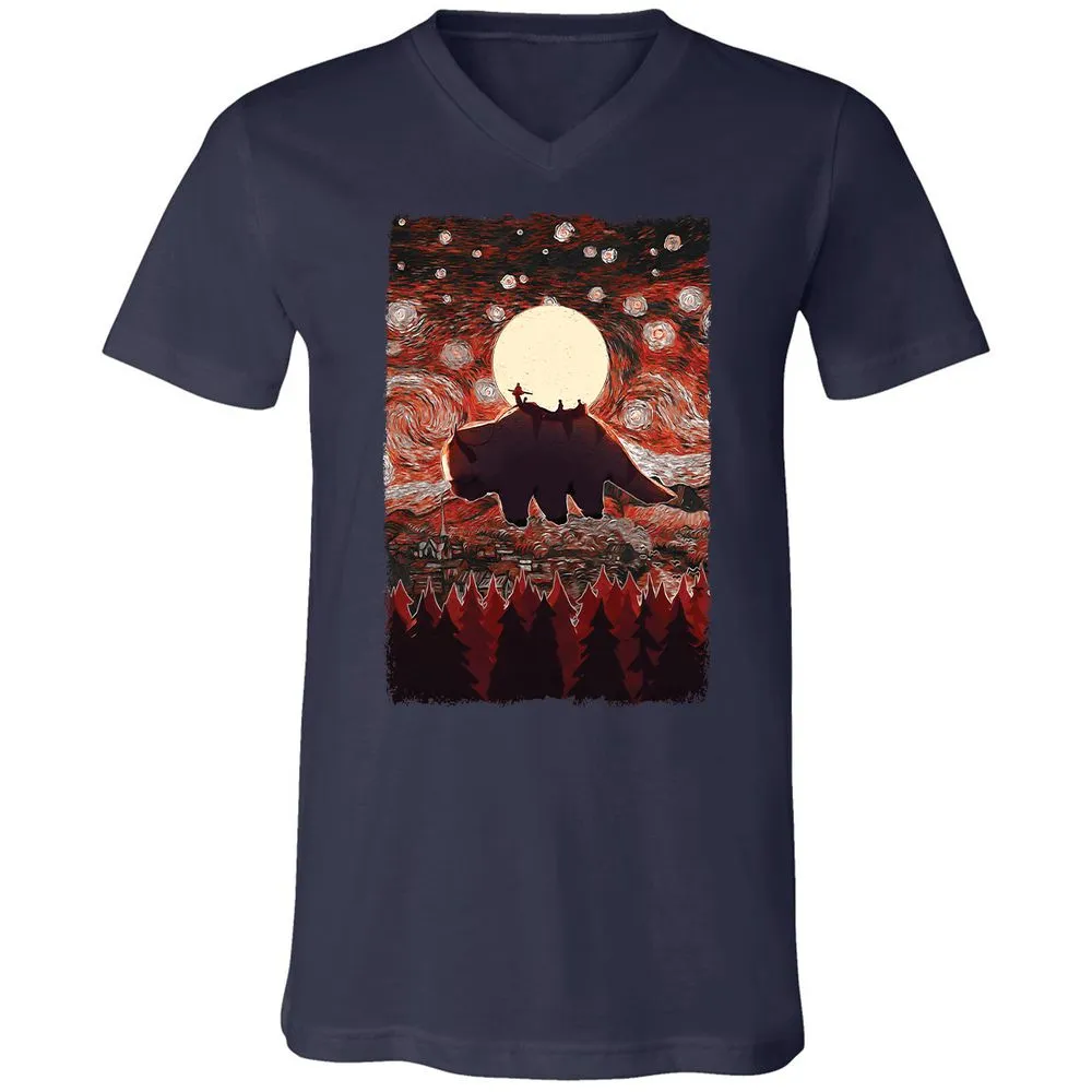 Unisex V-Neck T-Shirt - TG73CHSD - Navy - 2