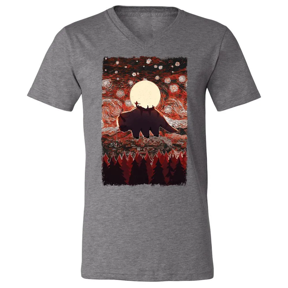 Unisex V-Neck T-Shirt - TG73CHSD - Deep Heather - 13