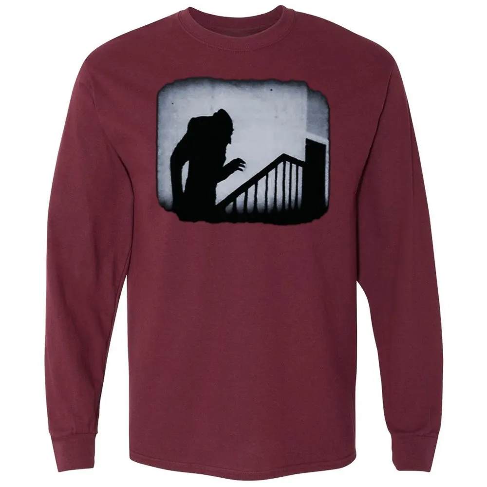 Long Sleeve T-Shirt - Y12AQSKB - Maroon - 11