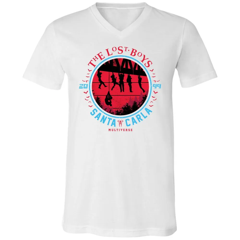 Unisex V-Neck T-Shirt - X2KL9M1C - White - 5