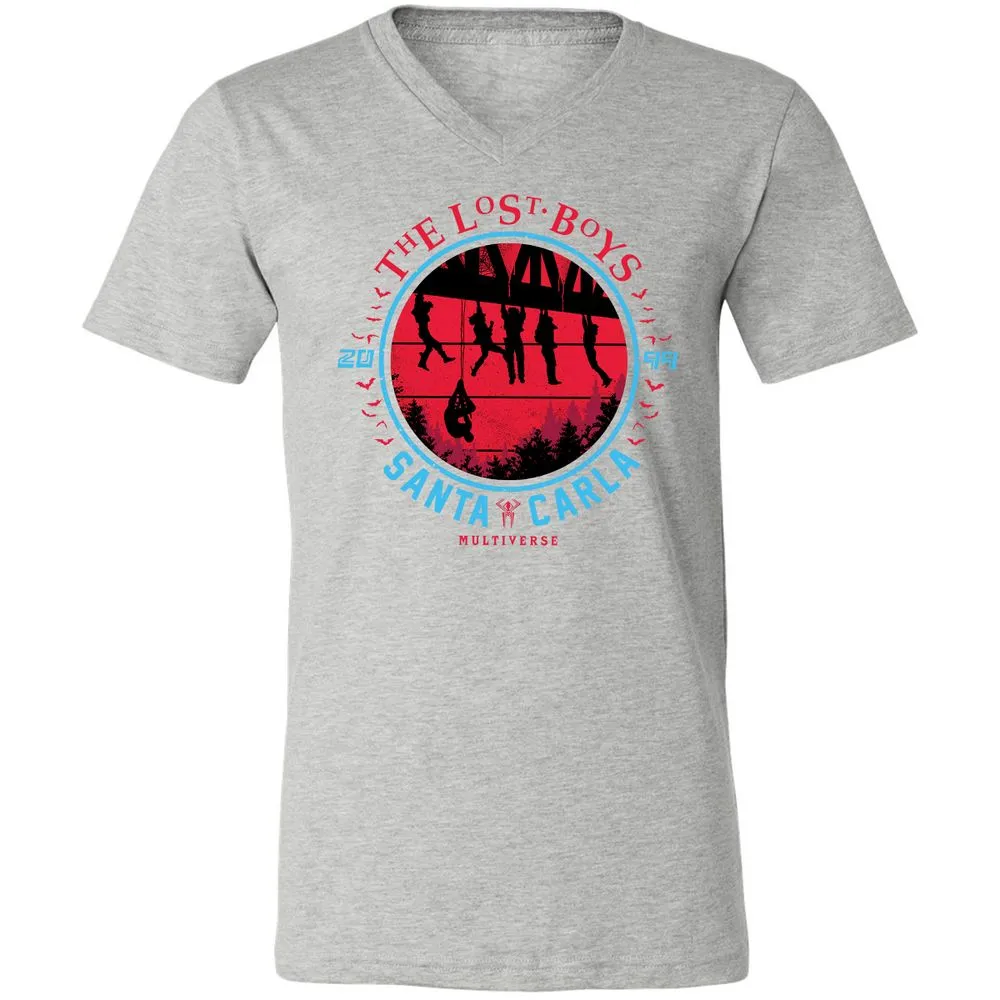 Unisex V-Neck T-Shirt - X2KL9M1C - Athletic Heather - 7
