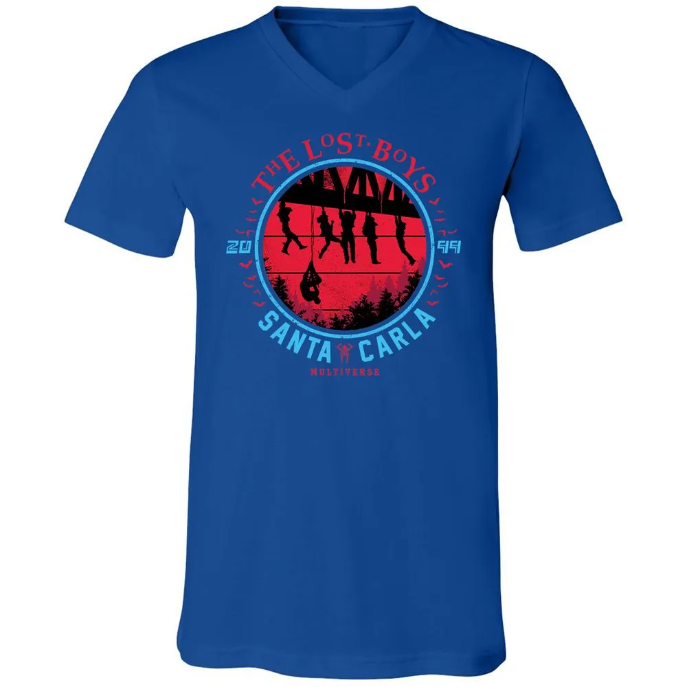 Unisex V-Neck T-Shirt - X2KL9M1C - True Royal - 4