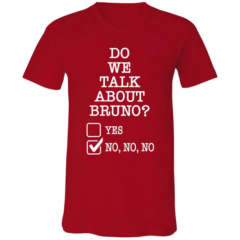 Unisex V-Neck T-Shirt - Black - Red - 3