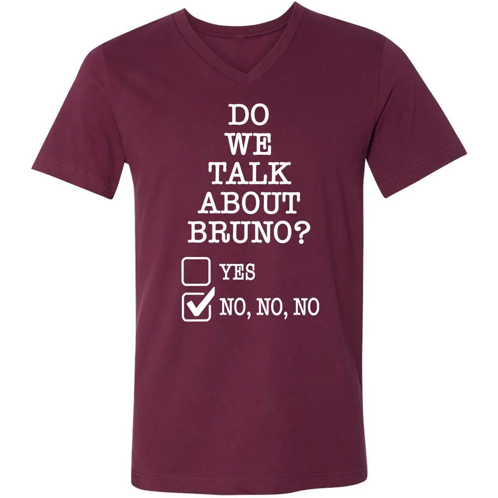 Unisex V-Neck T-Shirt - Black - Maroon - 6