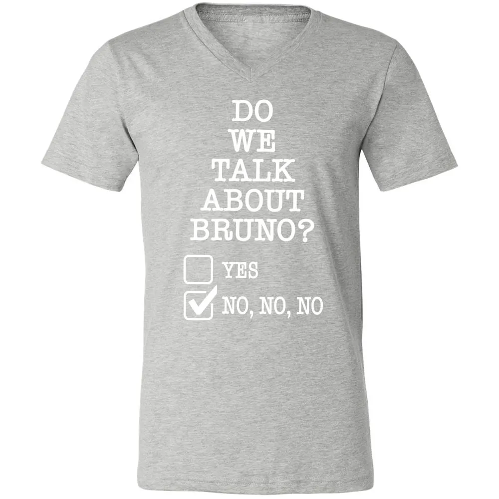 Unisex V-Neck T-Shirt - Black - Athletic Heather - 7