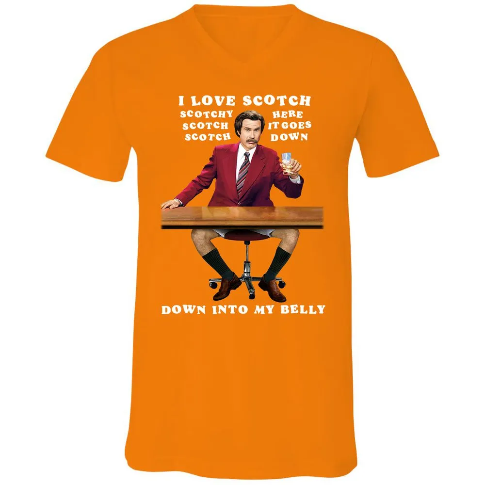 Unisex V-Neck T-Shirt - NYP7YN2Y - Orange - 11