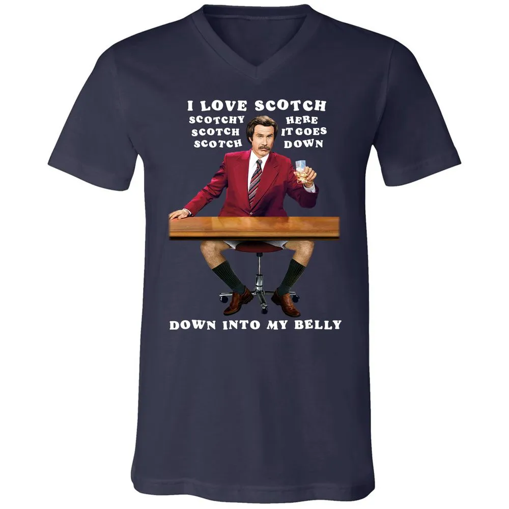 Unisex V-Neck T-Shirt - NYP7YN2Y - Navy - 2