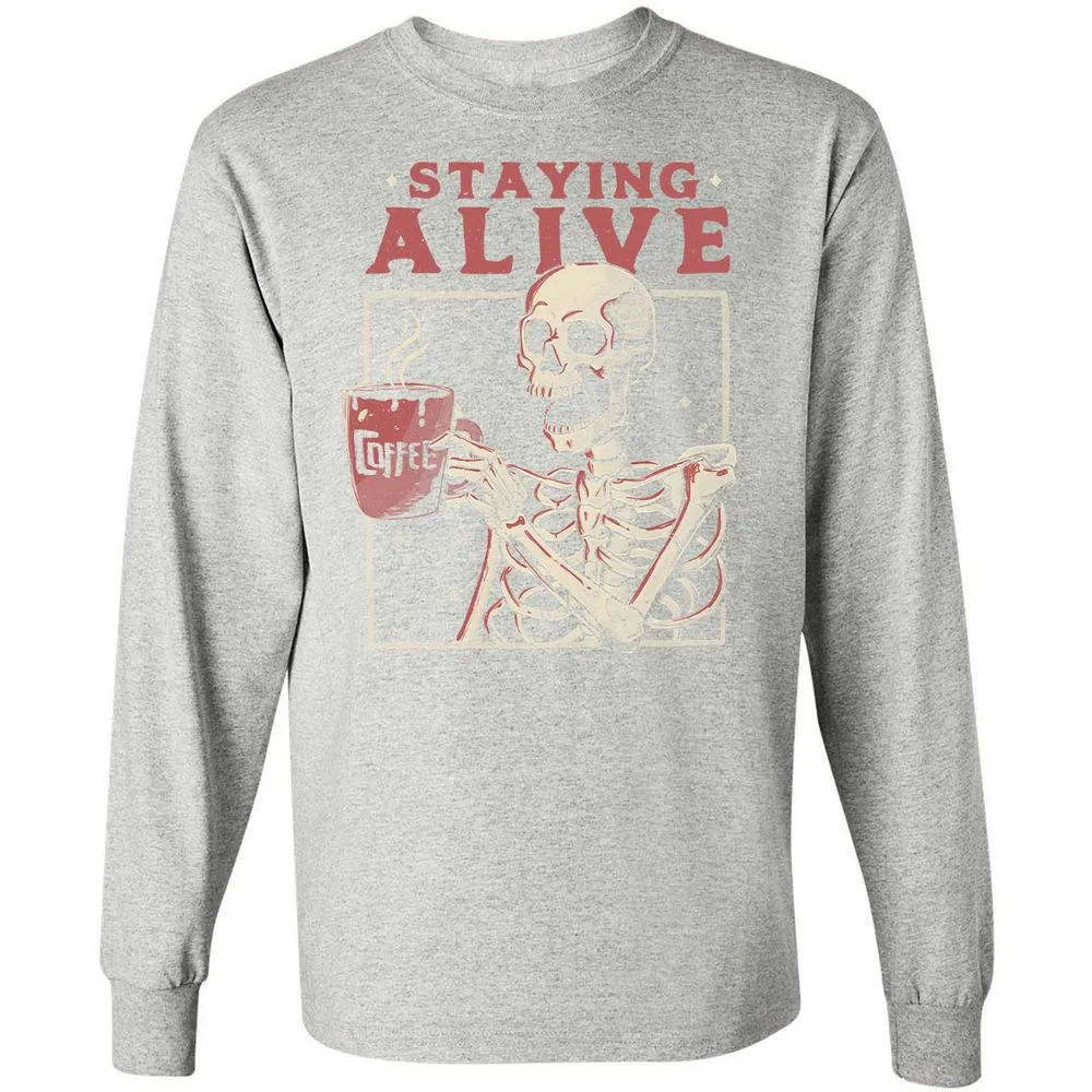 Long Sleeve T-Shirt - CCZ4ZL75 - Ash - 7