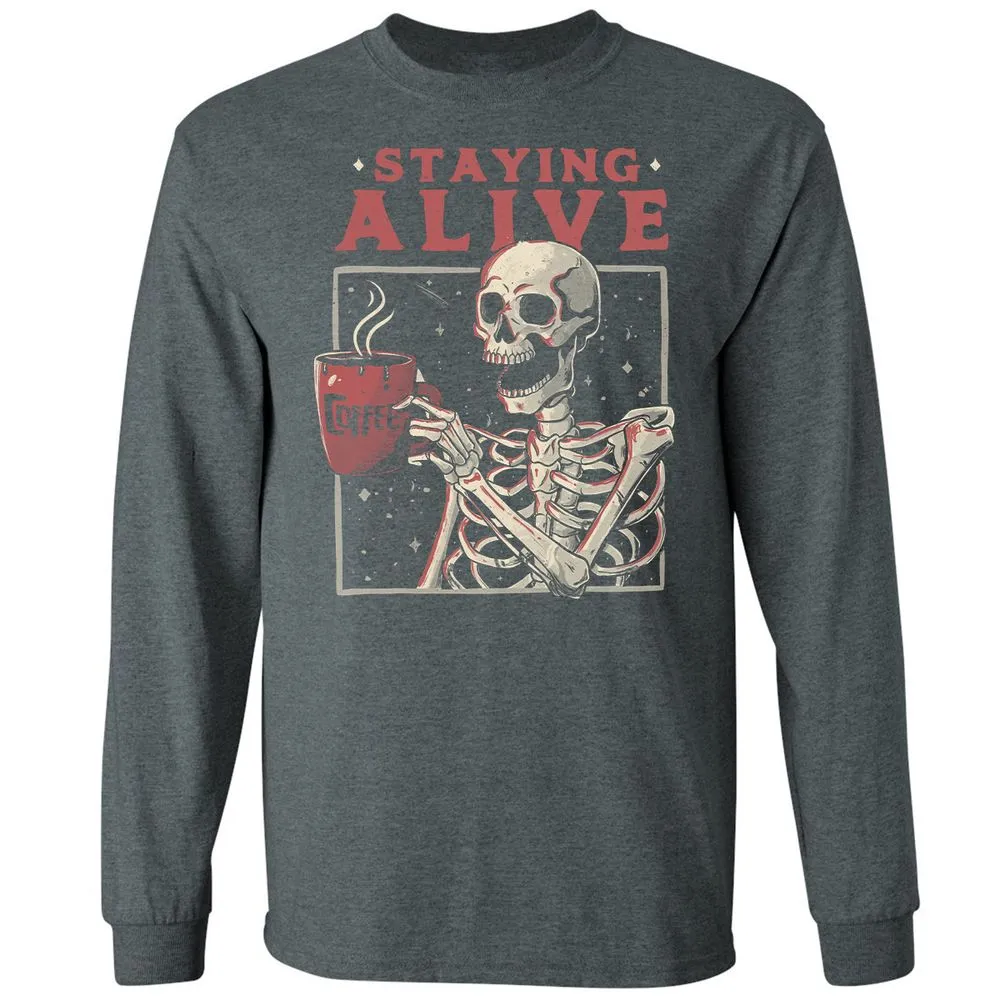 Long Sleeve T-Shirt - CCZ4ZL75 - Dark Heather - 15