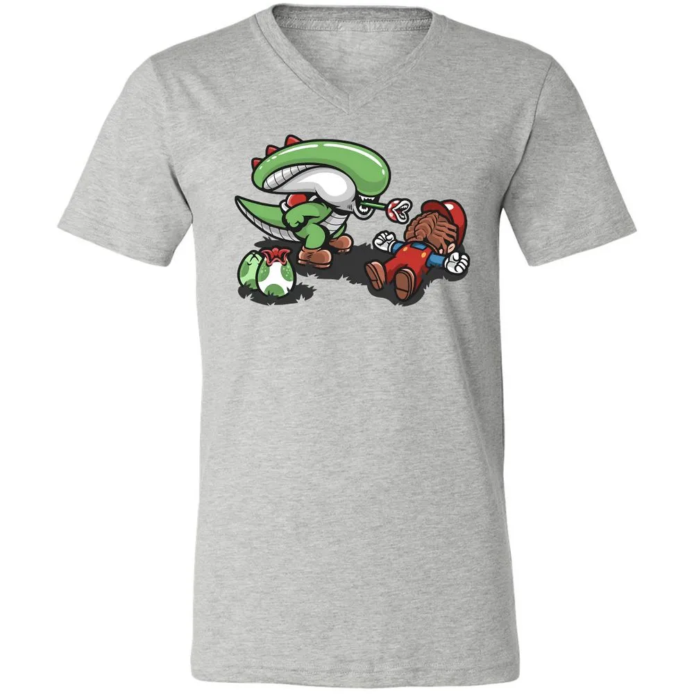 Unisex V-Neck T-Shirt - 2D11UM7Z - Athletic Heather - 7