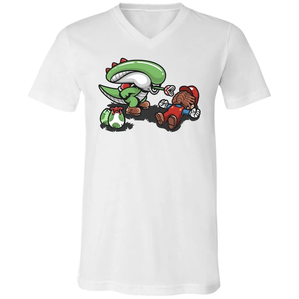 Unisex V-Neck T-Shirt - 2D11UM7Z - White - 5