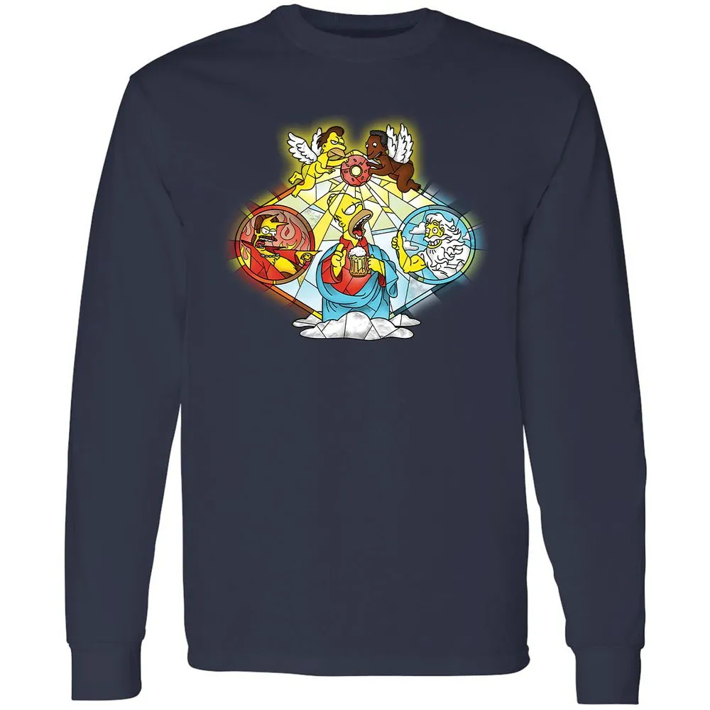Long Sleeve T-Shirt - AW8JQ3Z7 - Navy - 2