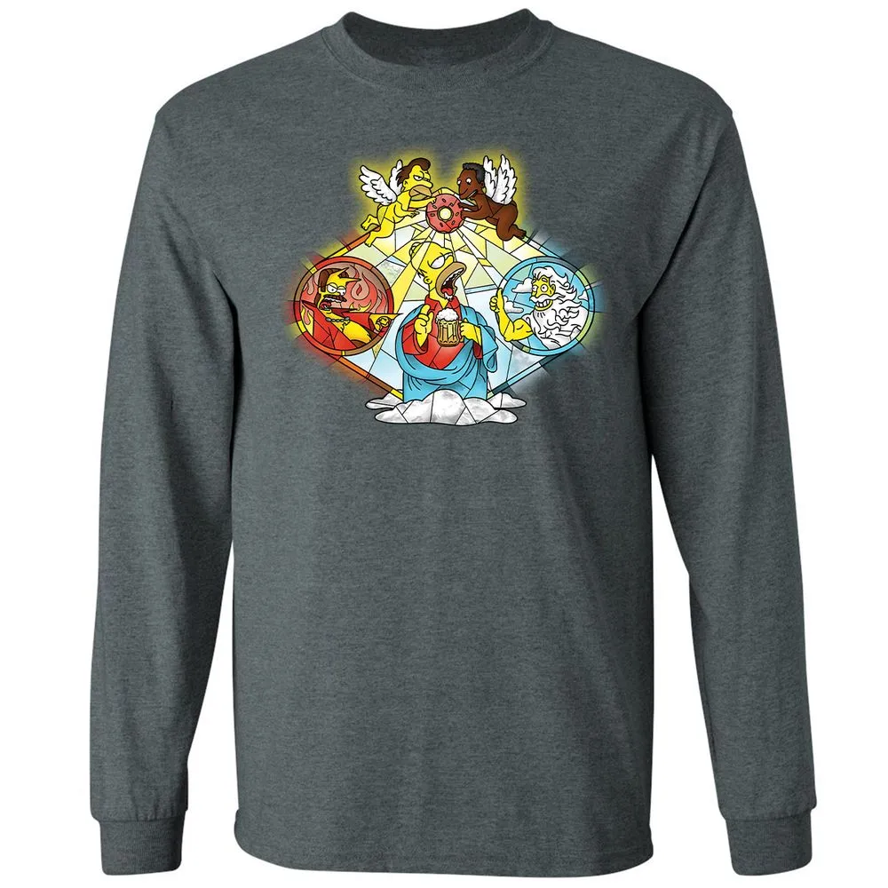 Long Sleeve T-Shirt - AW8JQ3Z7 - Dark Heather - 15