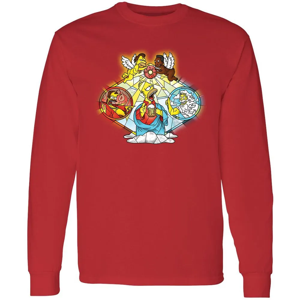 Long Sleeve T-Shirt - AW8JQ3Z7 - Red - 14