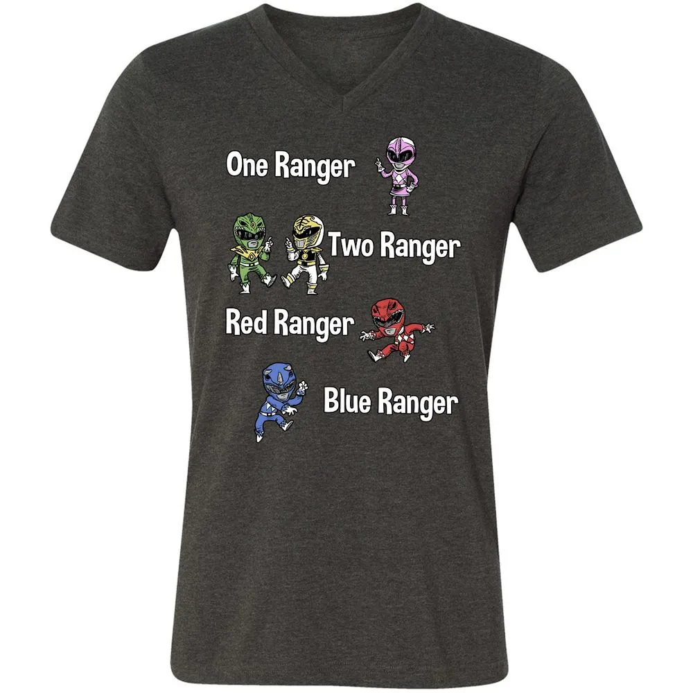 Unisex V-Neck T-Shirt - 72DADQ3Y - Dark Grey Heather - 8
