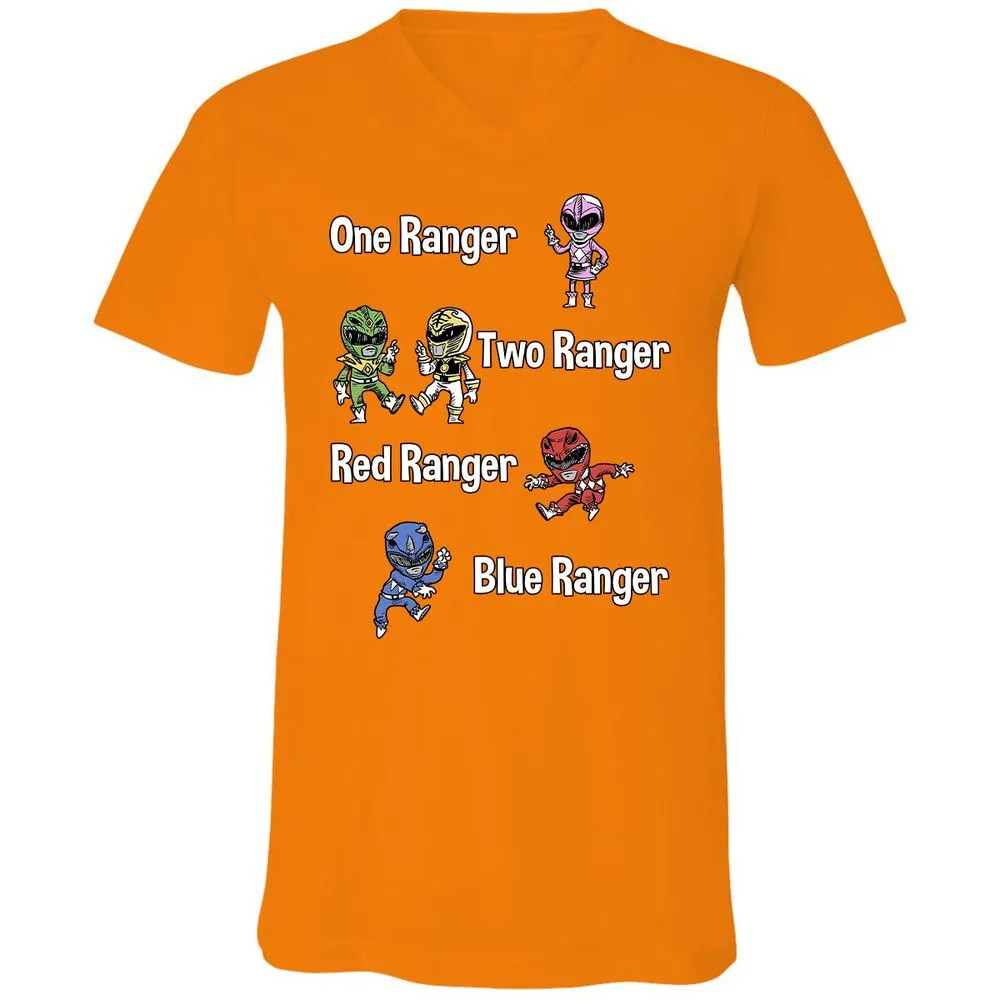Unisex V-Neck T-Shirt - 72DADQ3Y - Orange - 11