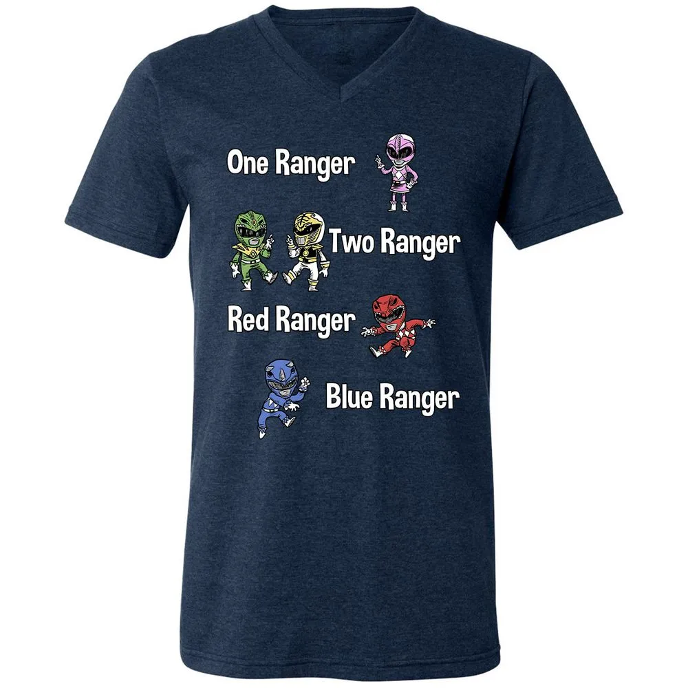 Unisex V-Neck T-Shirt - 72DADQ3Y - Heather Navy - 15