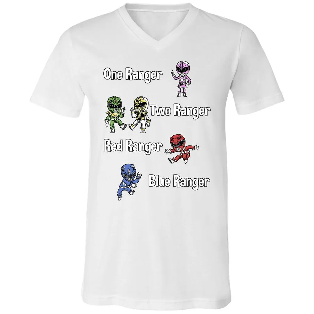 Unisex V-Neck T-Shirt - 72DADQ3Y - White - 5
