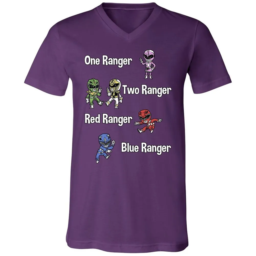 Unisex V-Neck T-Shirt - 72DADQ3Y - Team Purple - 9