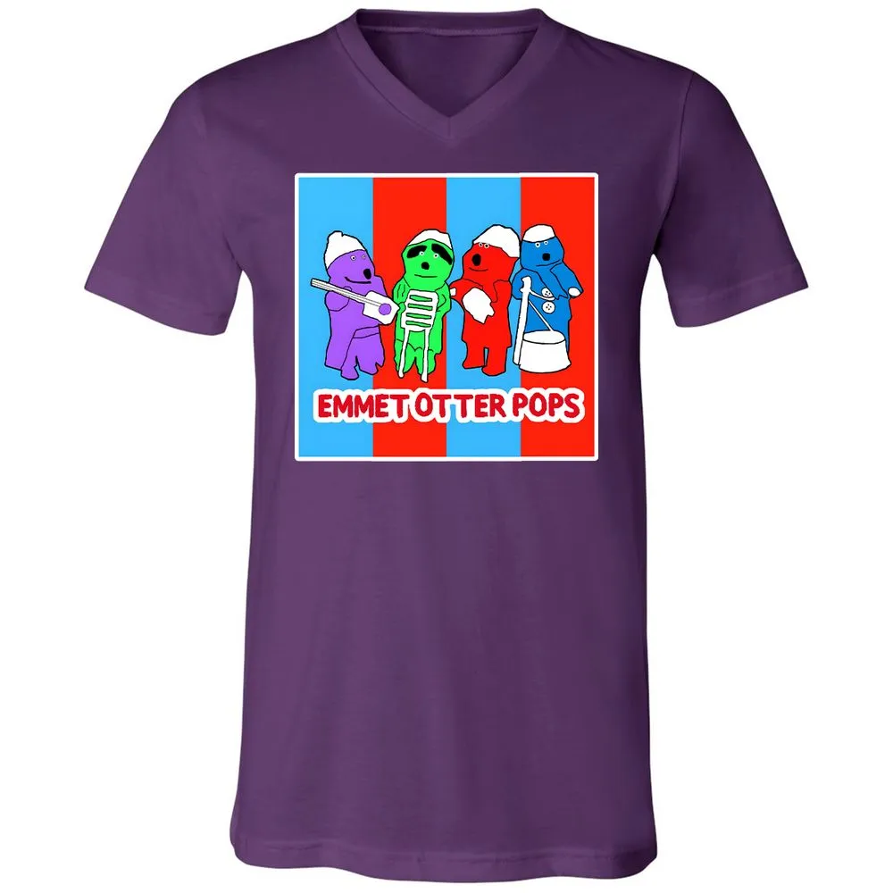 Unisex V-Neck T-Shirt - 31UMGTJ9 - Team Purple - 9