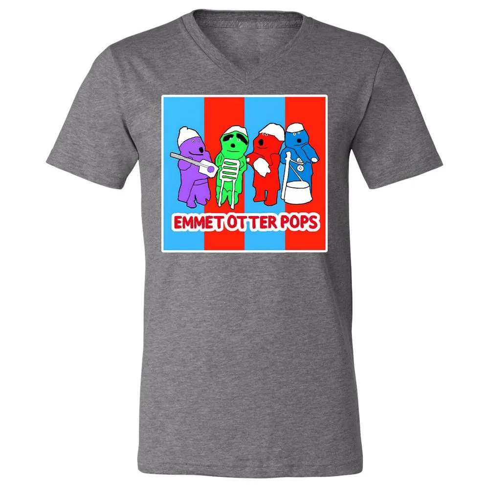 Unisex V-Neck T-Shirt - 31UMGTJ9 - Deep Heather - 13