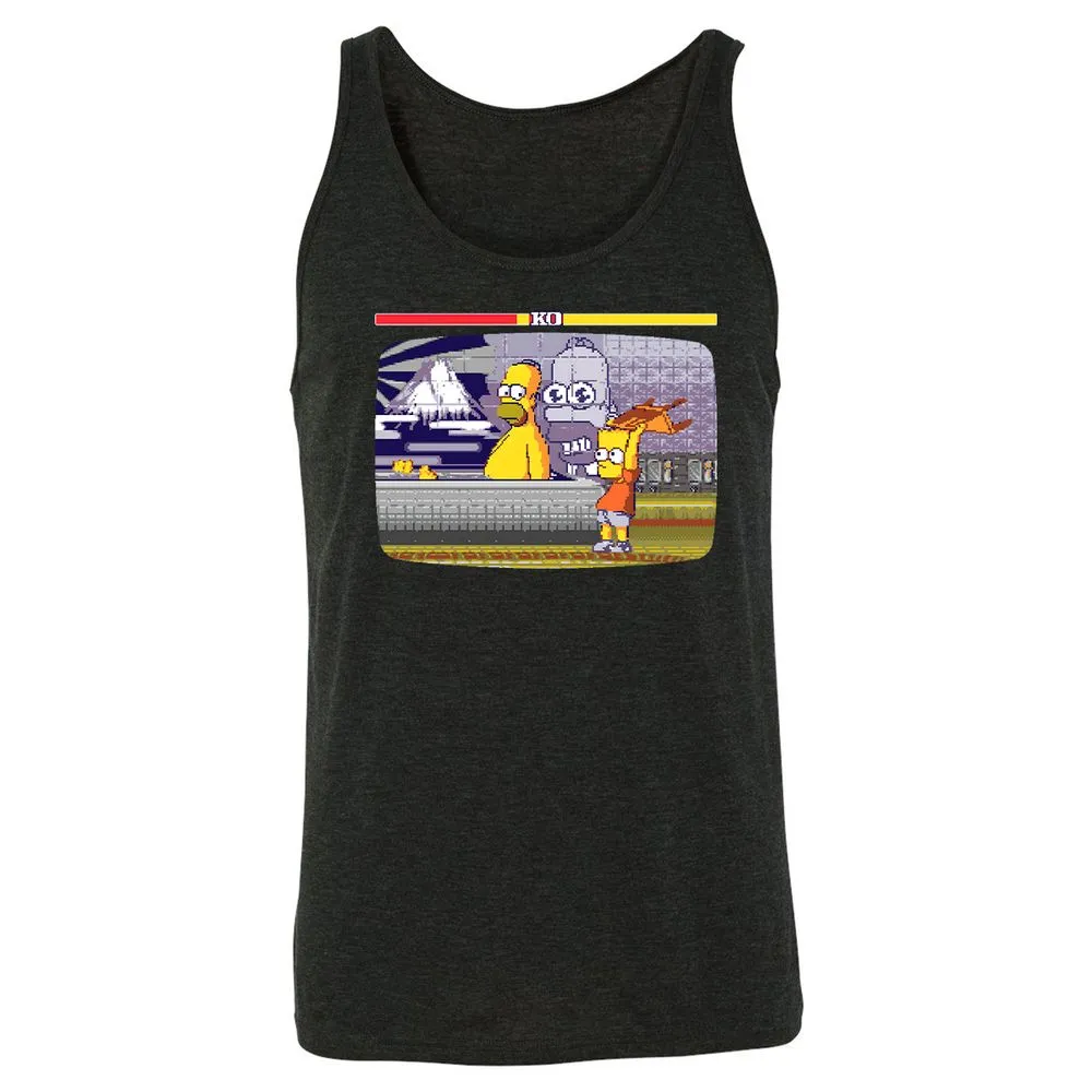 Unisex Jersey Tank - USQB4TE4 - Charcoal Black Triblend - 5