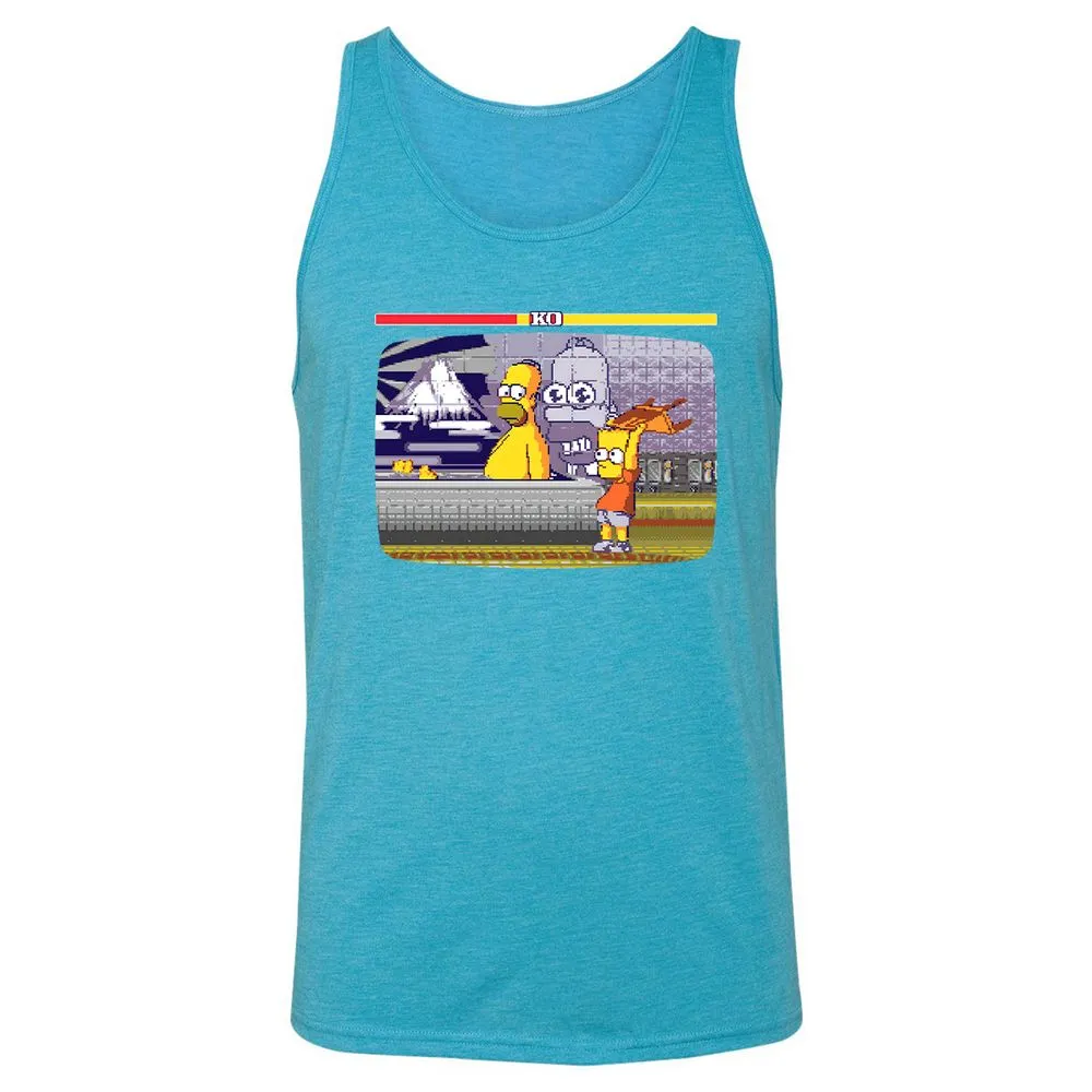 Unisex Jersey Tank - USQB4TE4 - Aqua Triblend - 3
